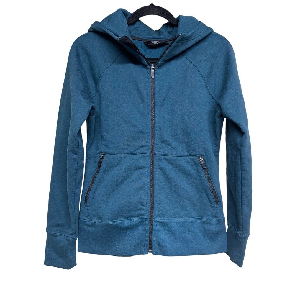 American Giant‎ Storm Full Zip Hoodie Teal Green Women’s Size XS